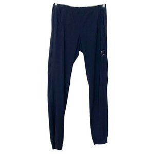 KARPOS MEN'S EASY GOING NAVY TAPERED DRAWSTRING TRACK PANTS - L